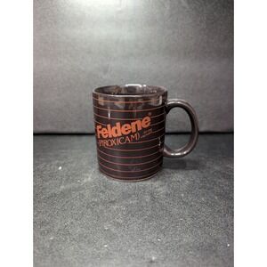 Feldene Pharma Drug Rep Ceramic Coffee Mug Tea Cup, Doctor Gift Rare Collectible
